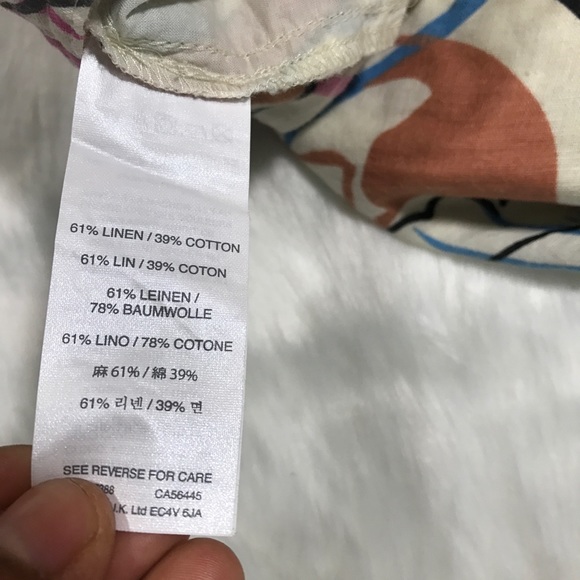 J. Crew}• desert oasis linen floral boardshorts - Picture 7 of 8